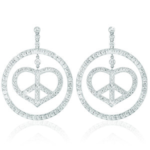 HEARTINONECIRCLEEARRING