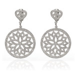 Lotus-in-one-Circle-Earrings