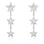 TRIPLEDIAMONDSTARDROPEARRING